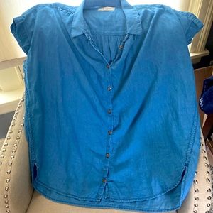 Madewell womens denim top size large